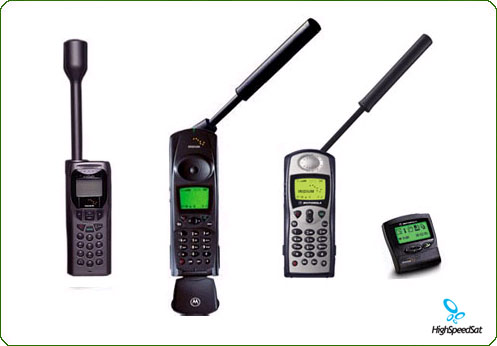 Kyocera and Motorola - Iridium satellite phones and pagers